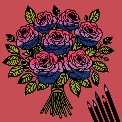 rose bouquet