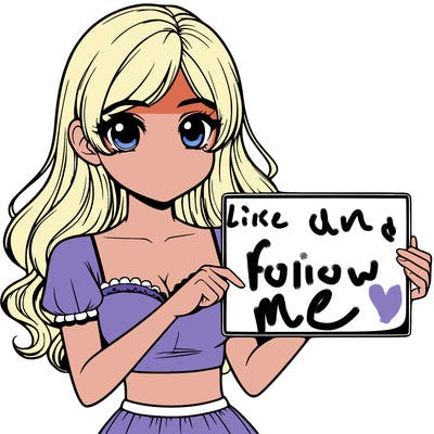 realistic pretty girl holding blank sign