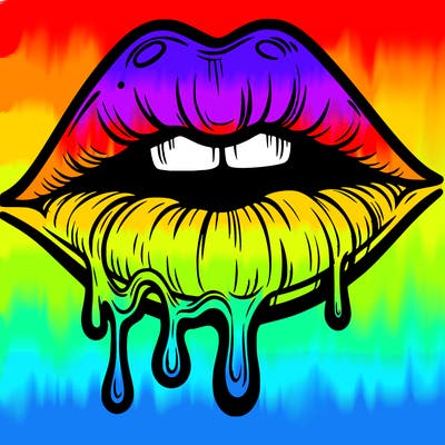 lips that look realistic and drip