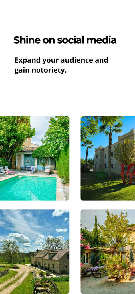 Stayfluence - ソーシャルメディアでの露出を高めるためにコンテンツクリエイターが利用できる、おしゃれなブティック物件のコレクション