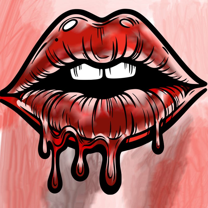 lips that look realistic and drip