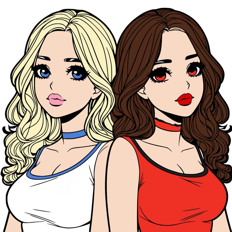 realistic twin sisters