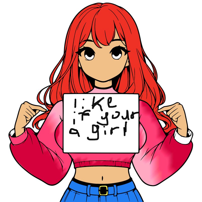 girl holding a blank sign in a long sleeve crop top