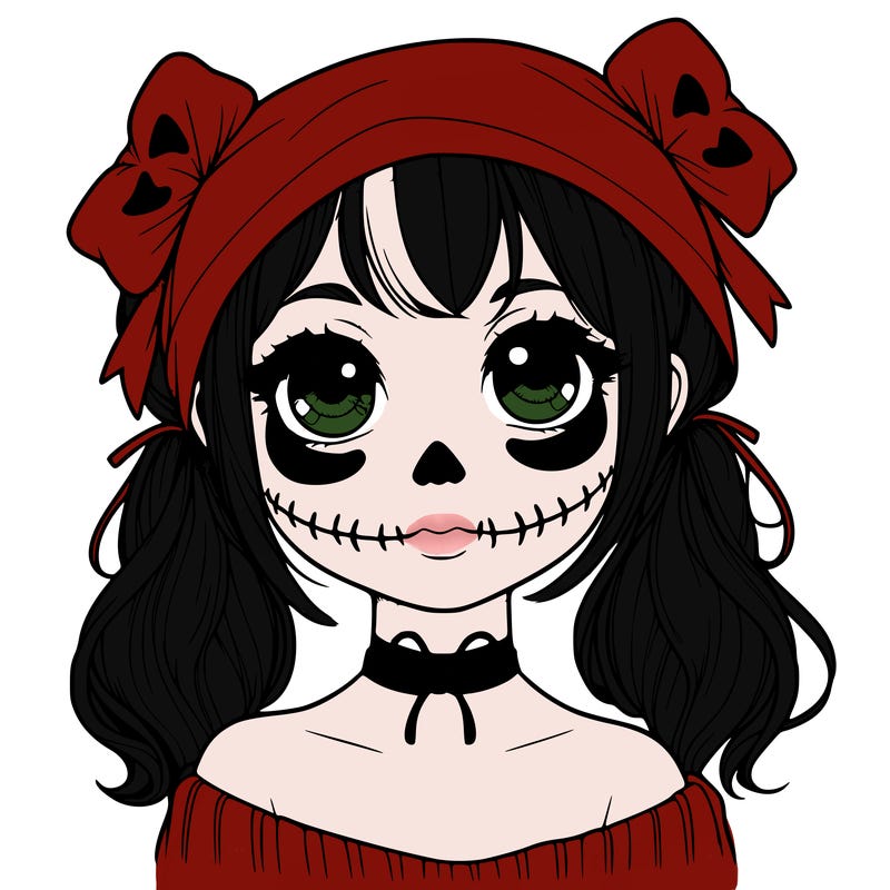 realistic girl halloween