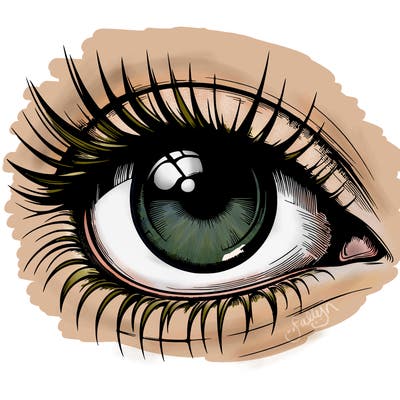 realistic eye