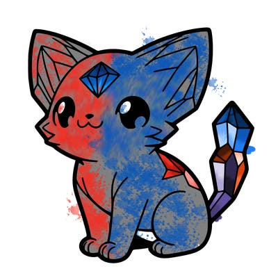 crystal kitten