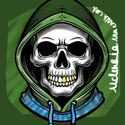 skull hoodie