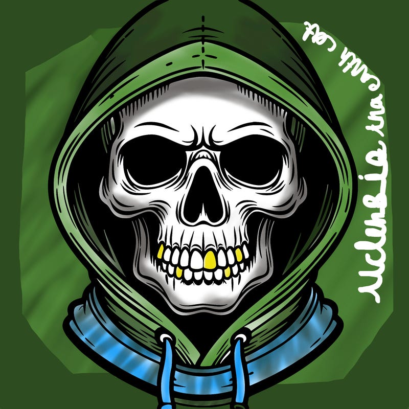 skull hoodie