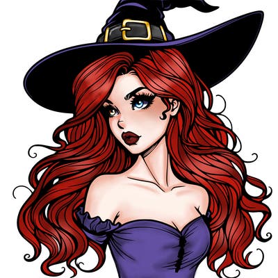 realistic witch