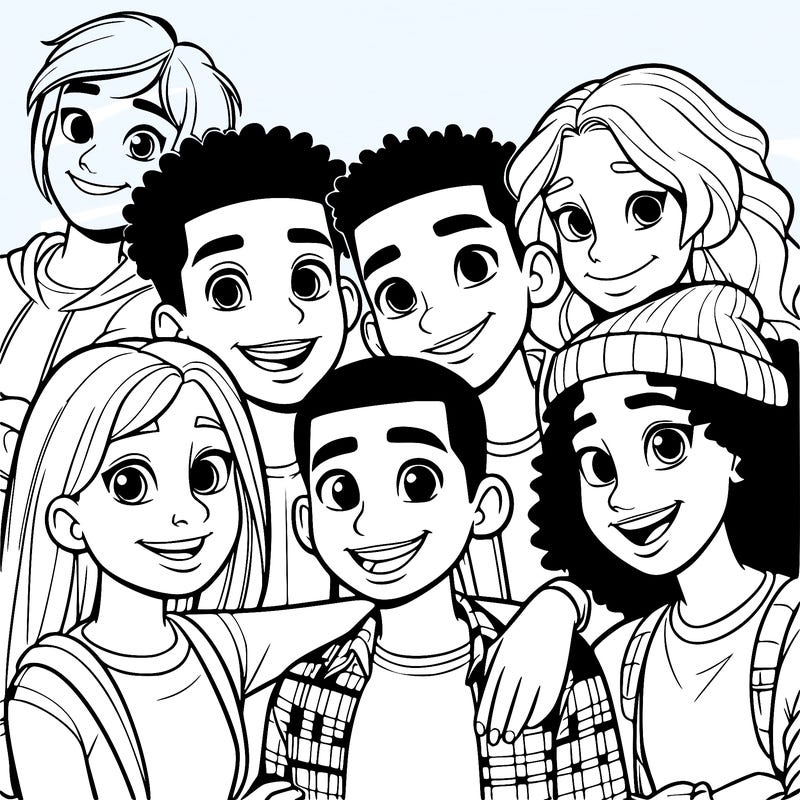 a mixed friend group