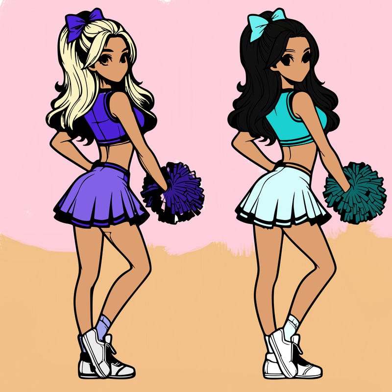 realistic cheerleader