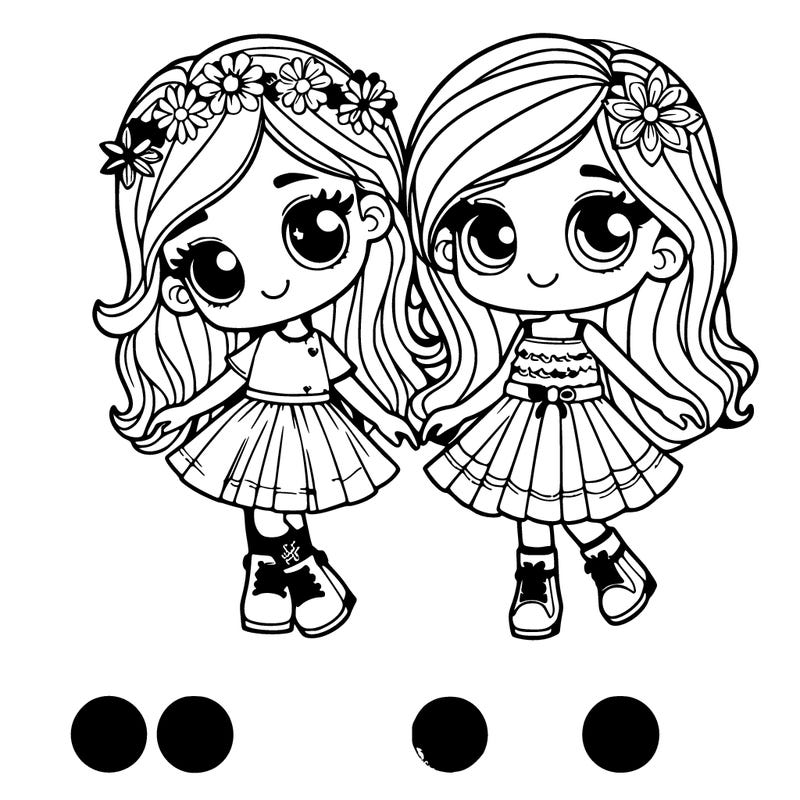 2 girls