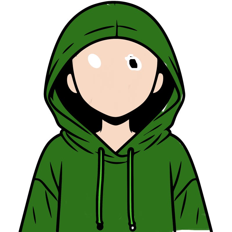 faceless girl in hoodie