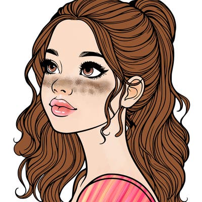 beautiful realistic girl