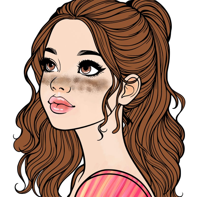 beautiful realistic girl