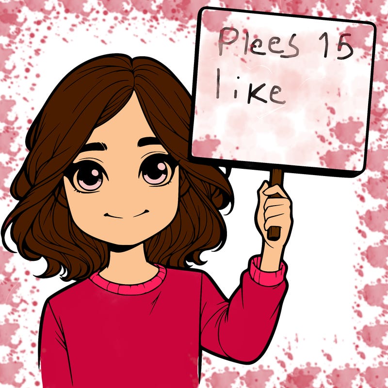 realistic girl holding up a sign