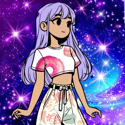 girl in a cute crop top