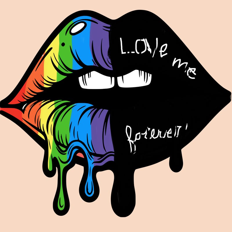 lips that look realistic and drip