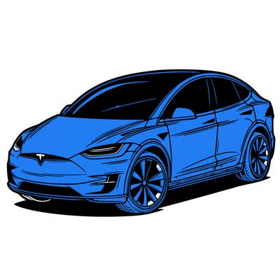 one tesla model x
