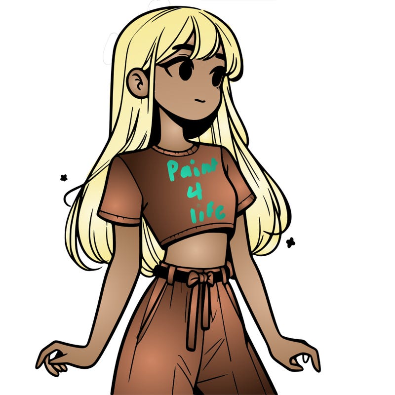 girl in a cute crop top