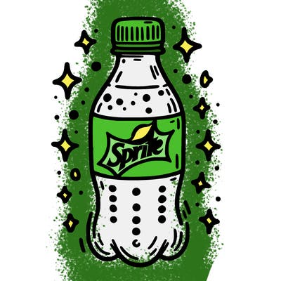 bottle of sprite