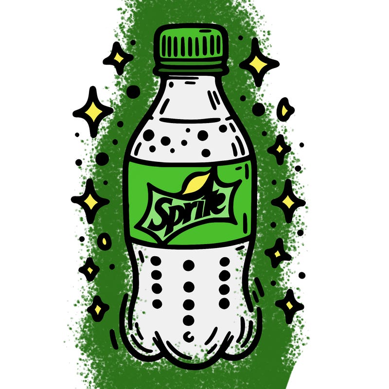 bottle of sprite