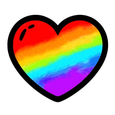 a blank heart