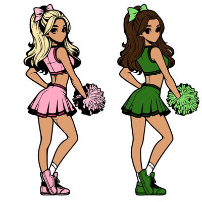 realistic cheerleader