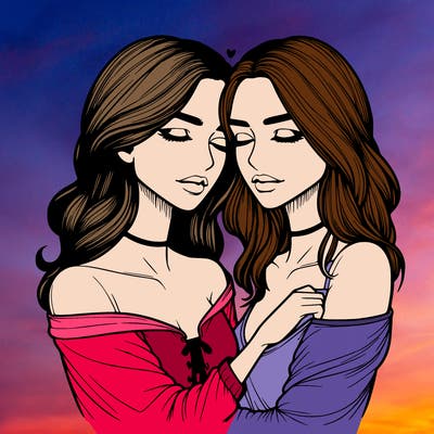 realistic girls in love