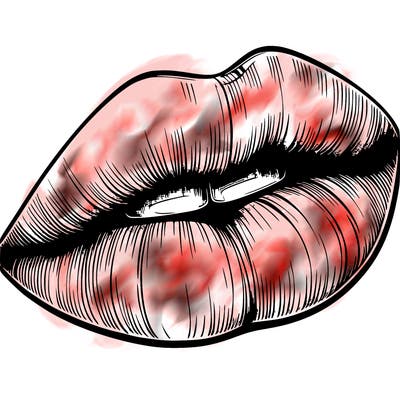 realistic lips