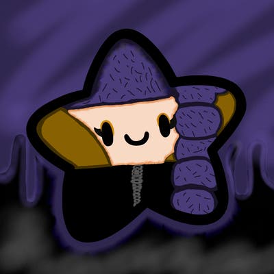 one star in the sky without a face