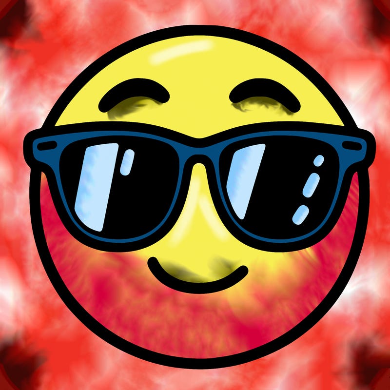 emoji with sunglasses