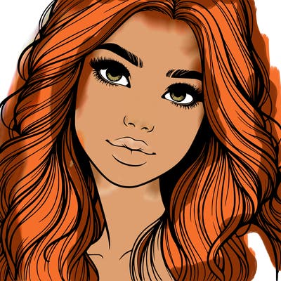 beautiful realistic girl