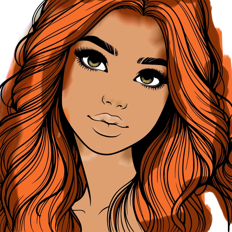 beautiful realistic girl