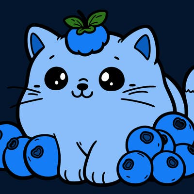blueberry cat