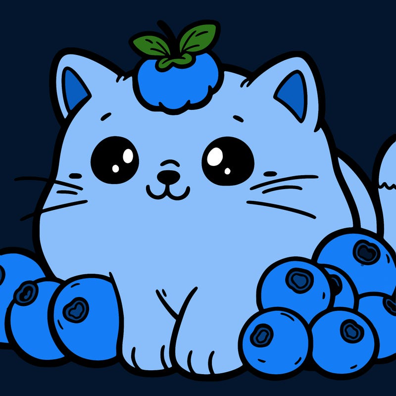 blueberry cat