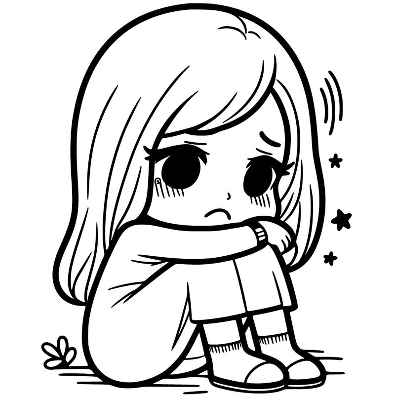 a girl sad about a breakup