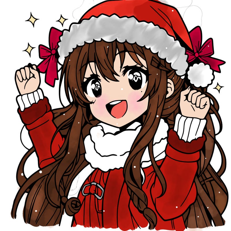 christmas girl anime