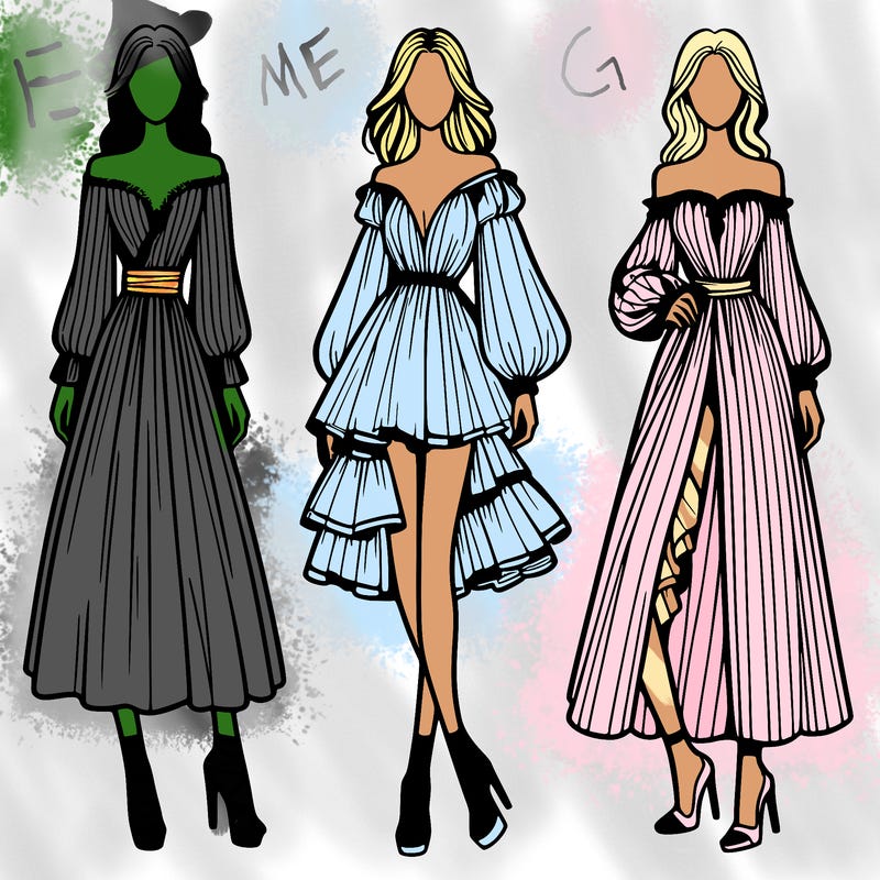 fashion models dresses