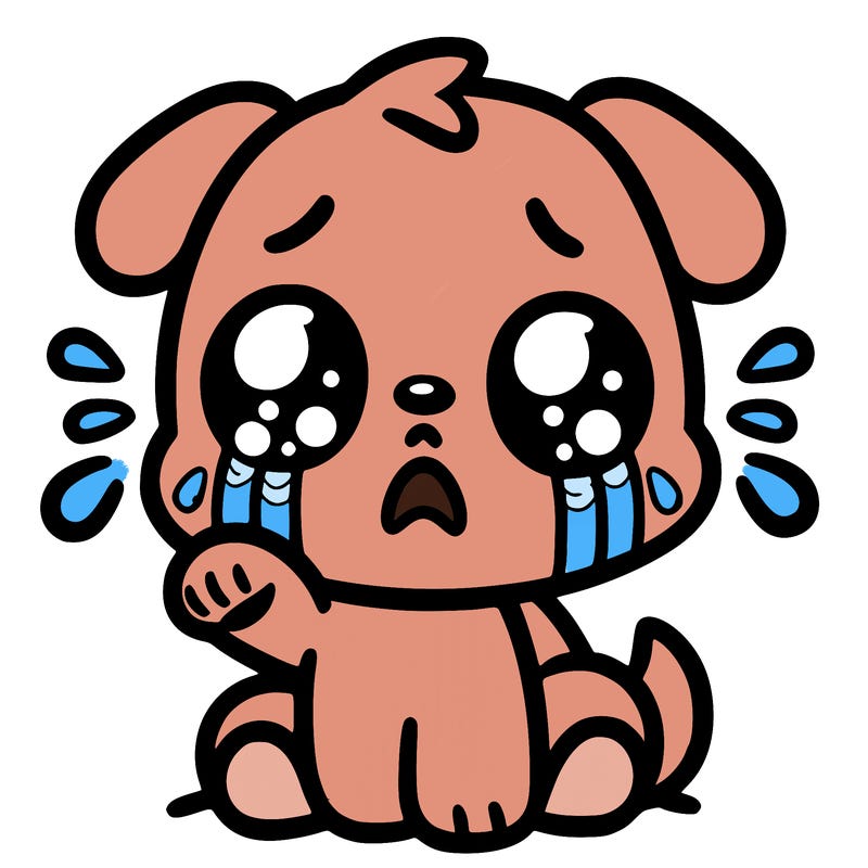 dog cute cry