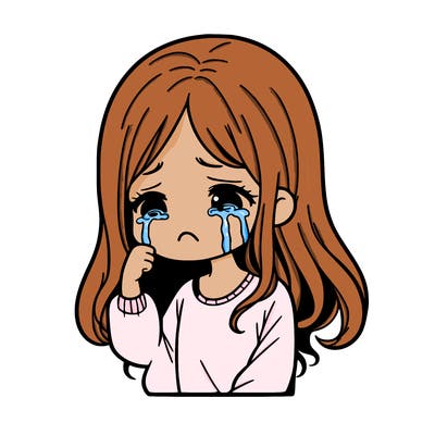 girl crying