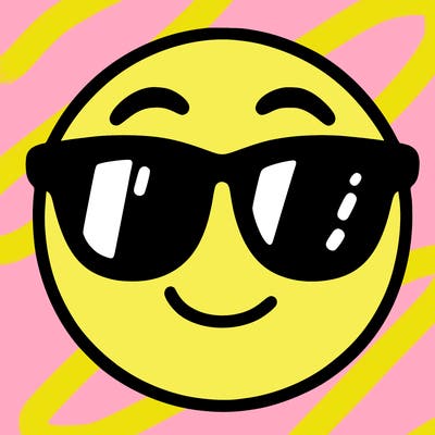emoji with sunglasses