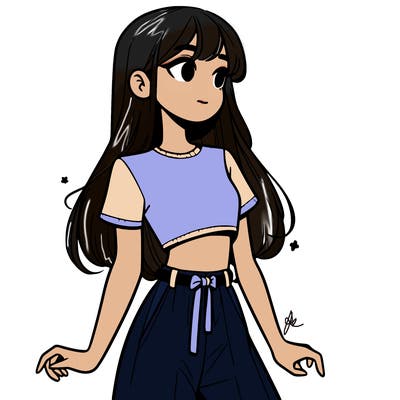 girl in a cute crop top