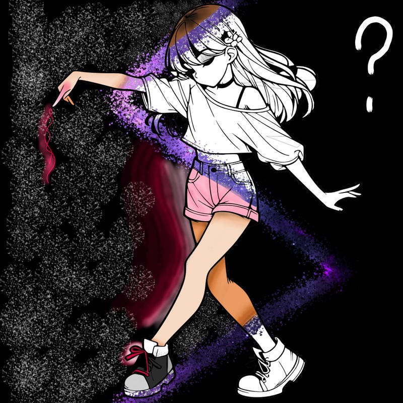 realistic girl danceing