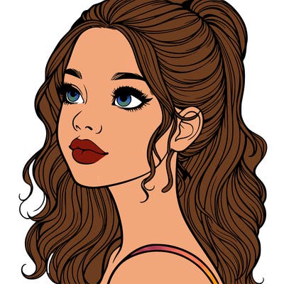 beautiful realistic girl