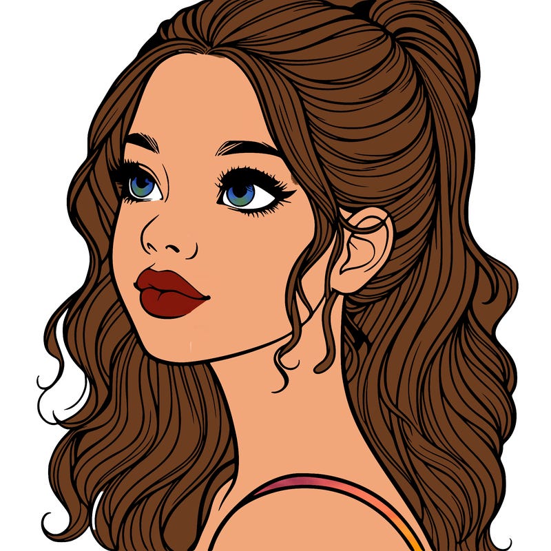 beautiful realistic girl