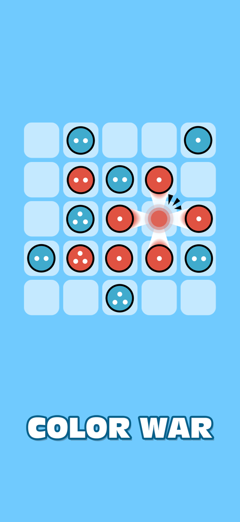 Pantalla del minijuego Guerra de Colores de 2 Player Games 1v1 Battle