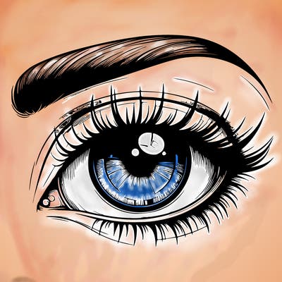 realistic eye