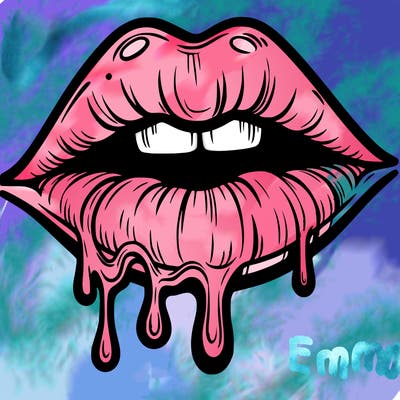 lips that look realistic and drip