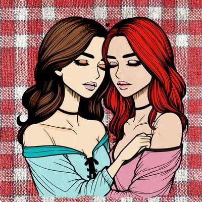 realistic girls in love